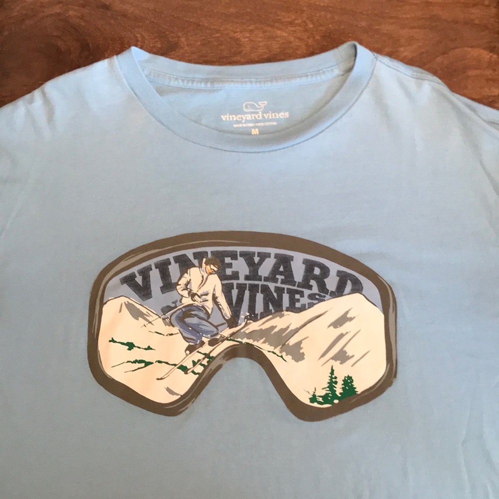 Vineyard Vines Long Sleeve Ski Goggles T shirt